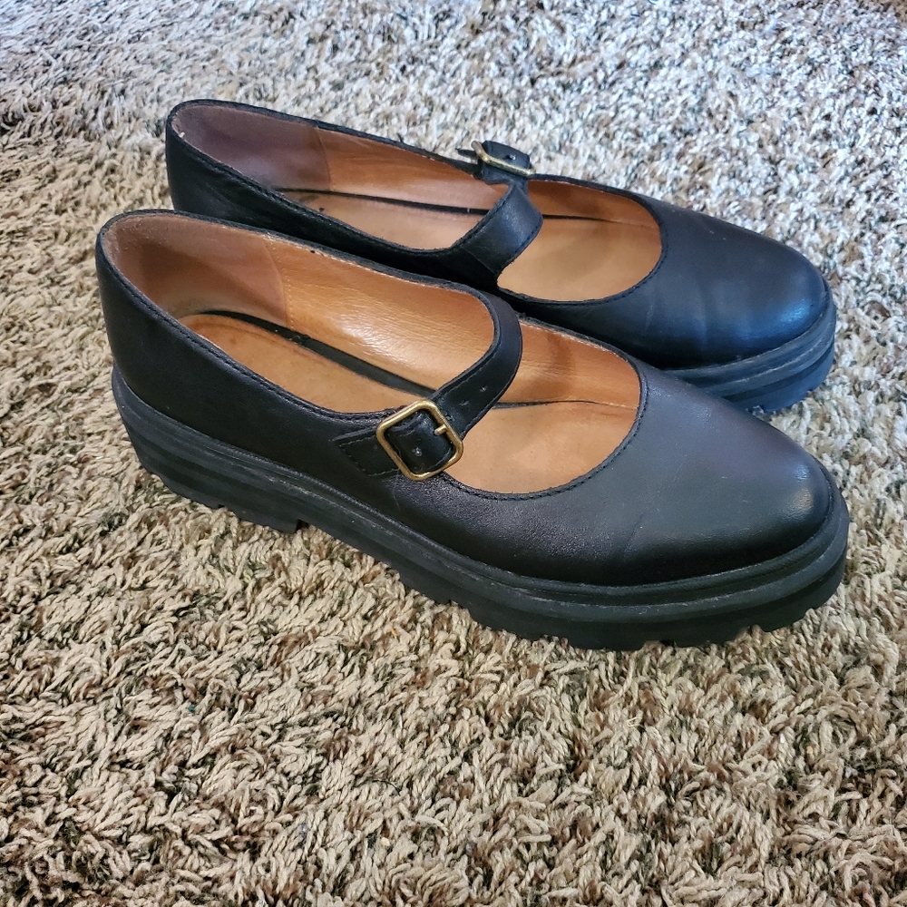 Madewell Freja lug sole mary jane